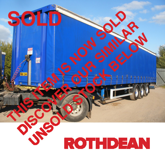 2002 SDC STRAIGHT in Curtain Siders Trailers