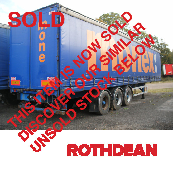 2002 SDC STRAIGHT in Curtain Siders Trailers
