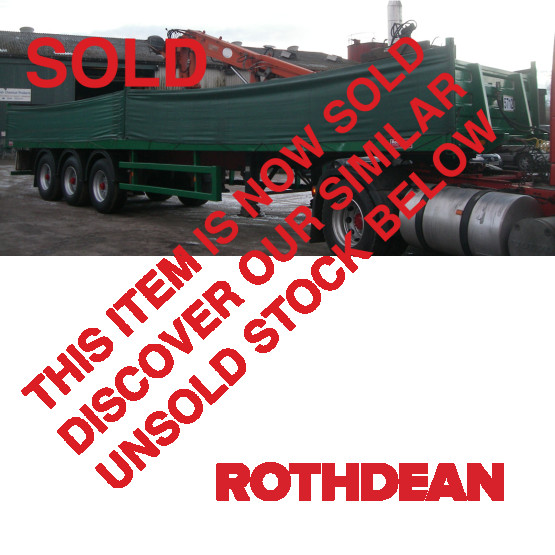 1988 Crane Freuhauf FLAT c/w CRANE in Flat Trailers Trailers