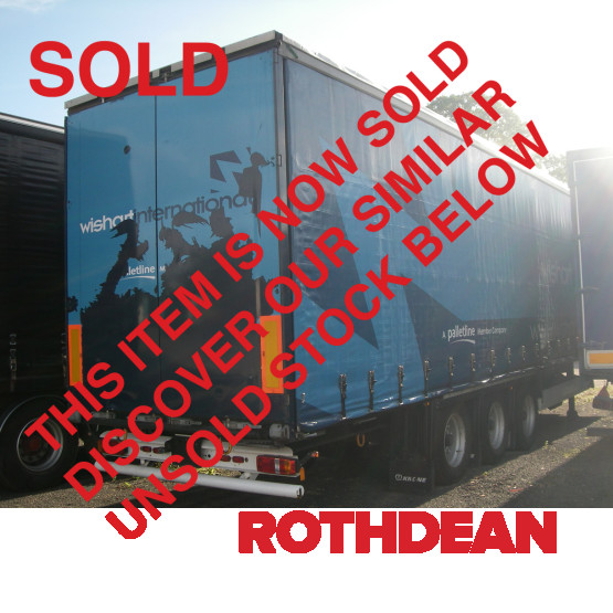 2008 KRONE STRAIGHT in Curtain Siders Trailers