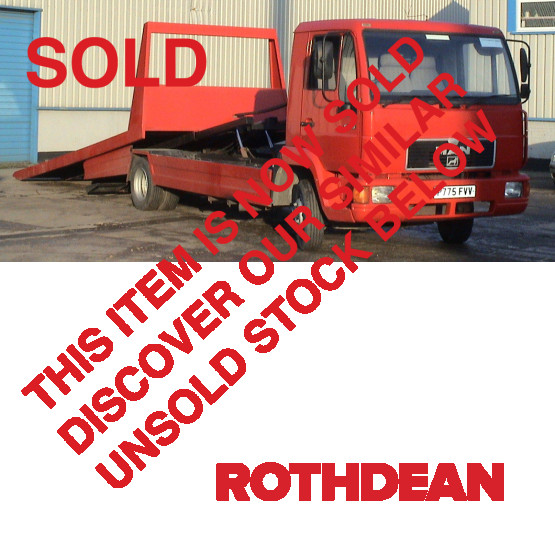 1996 MAN 8.153 in Flatbed/Beavertail Rigid Vehicles