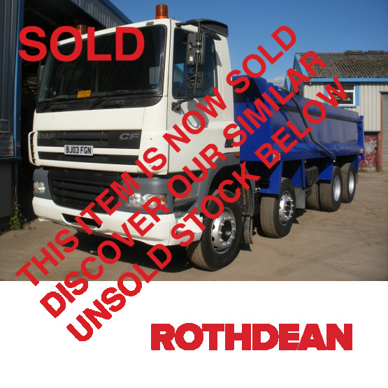 2003 DAF CF85-340 in Tippers Rigid Vehicles