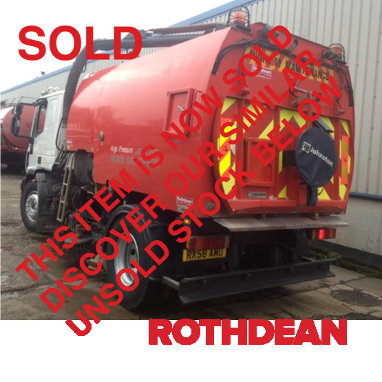 2008 IVECO EUROCARGO / JOHNSTON VT800 ROAD SWEEPER in Other