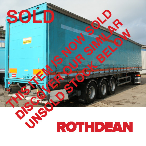 1999 Crane Freuhauf 44\' STRAIGHT in Curtain Siders Trailers