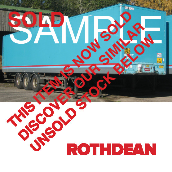 1999 Crane Freuhauf BOX 44\\\' in Box Trailers Trailers