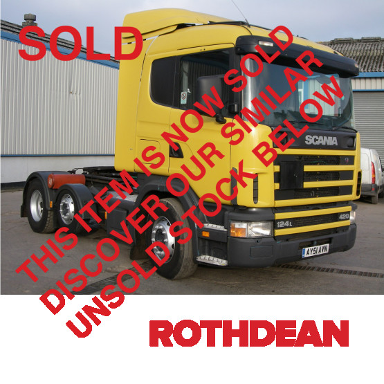 2002 SCANIA R124-420 in 6x2 Tractor Units