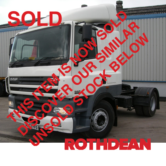 2002 DAF 85CF340 in 4x2 Tractor Units