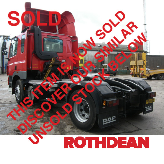 2003 DAF 85CF380 in 4x2 Tractor Units