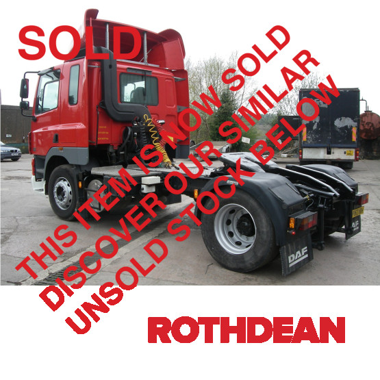2003 DAF 85CF380 in 4x2 Tractor Units