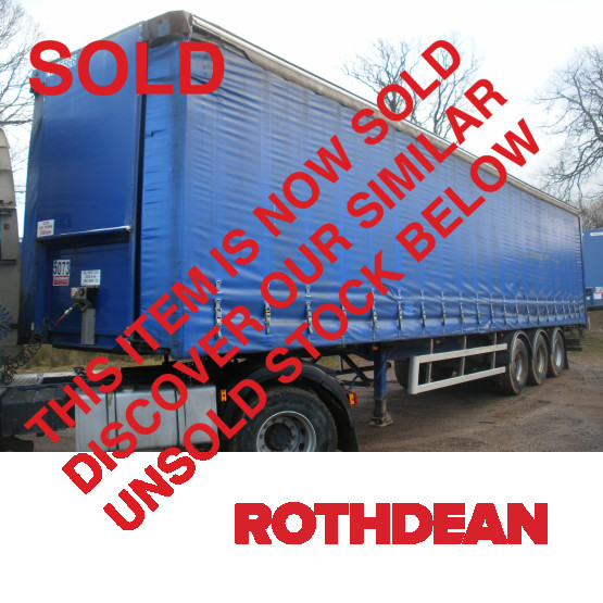 2002 SDC STRAIGHT in Curtain Siders Trailers