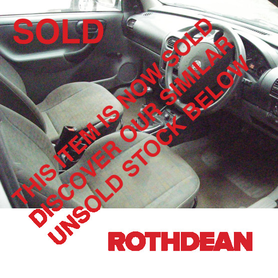 2001 VAUXHALL CORSA in Cars and Light Vans Rigid