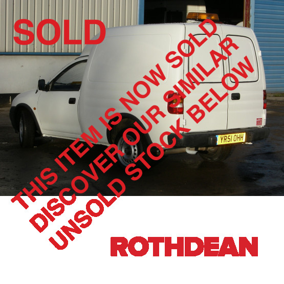 2001 VAUXHALL COMBO in Cars and Light Vans Rigid