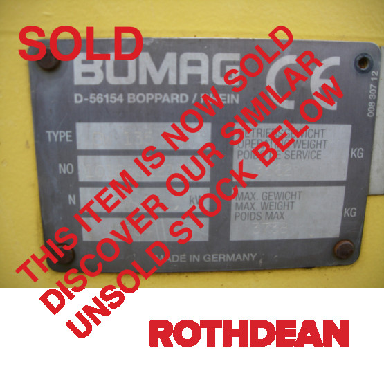 2004 BOMAG BW135AD ROLLER in Other