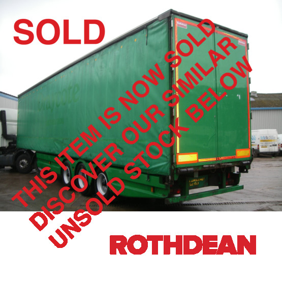 2000 Montracon STRAIGHT FRAME in Curtain Siders Trailers