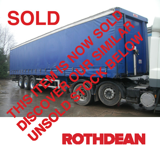 2002 SDC STRAIGHT in Curtain Siders Trailers