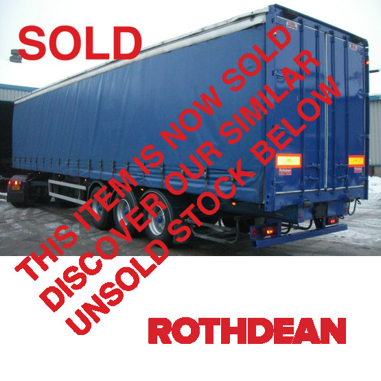 2002 SDC STRAIGHT in Curtain Siders Trailers