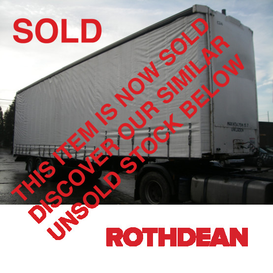 1994 Crane Freuhauf STEPFRAME in Curtain Siders Trailers