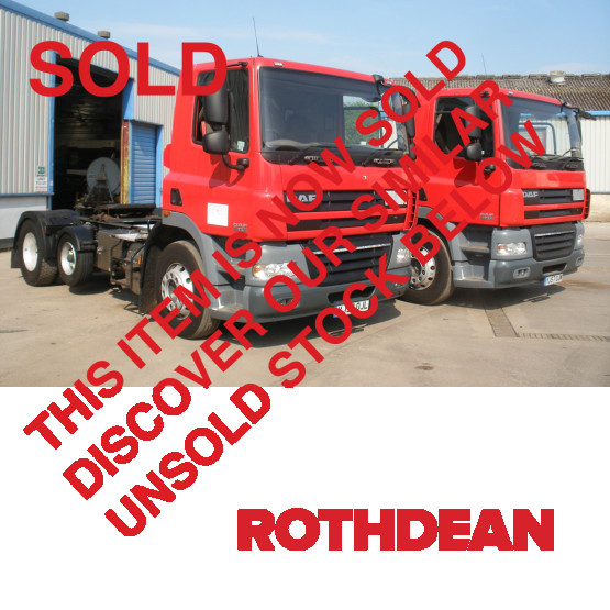 2008 DAF CF85-410 in 6x2 Tractor Units