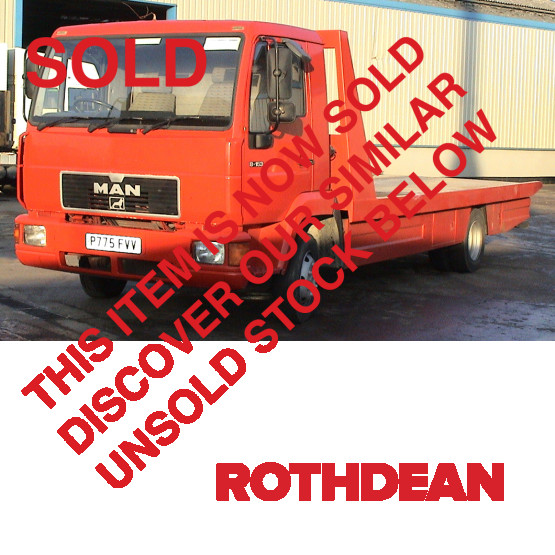 1996 MAN 8.153 in Flatbed/Beavertail Rigid Vehicles