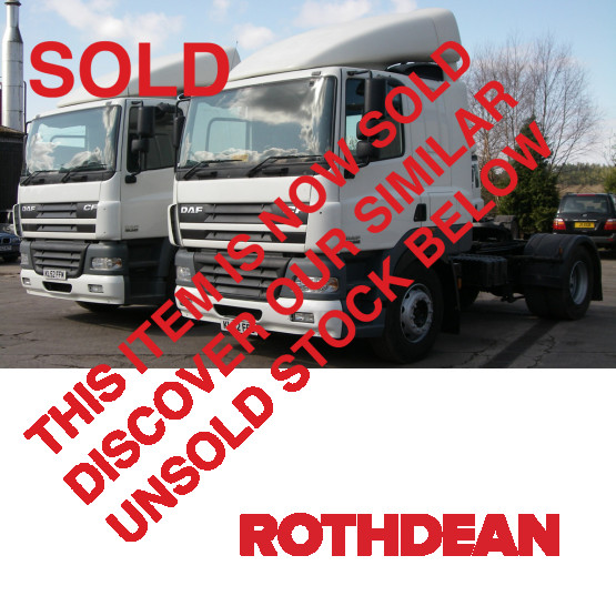 2002 DAF 85CF340 in 4x2 Tractor Units