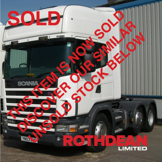 2003 SCANIA R124-420 in 6x2 Tractor Units