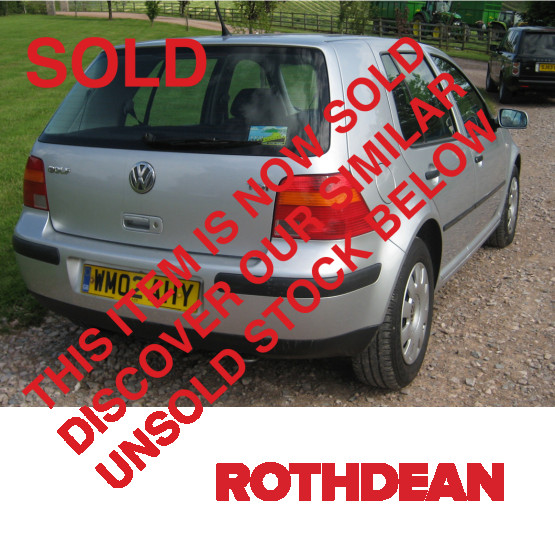 2002 VOLKSWAGEN GOLF 1.9 TDI in Cars and Light Vans Rigid