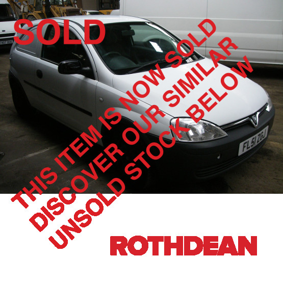2001 VAUXHALL CORSA in Cars and Light Vans Rigid