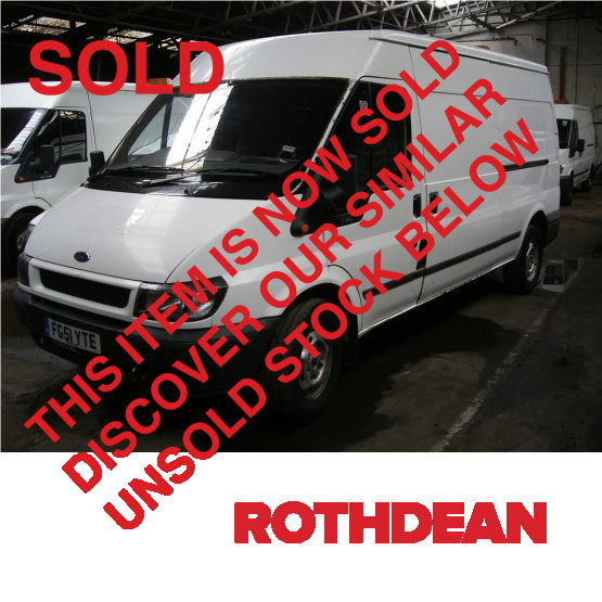 2001 FORD TRANSIT T350 in Cars and Light Vans Rigid