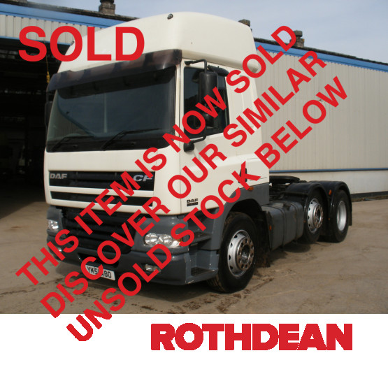 2001 DAF CF85430 SKY CAB in 6x2 Tractor Units