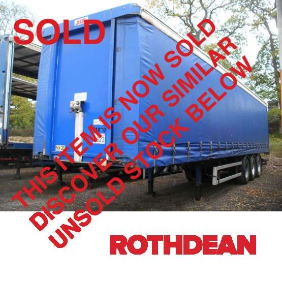 2002 SDC STRAIGHT in Curtain Siders Trailers