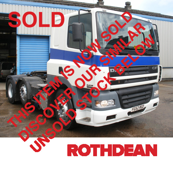 2002 DAF CF85-430 in 6x2 Tractor Units