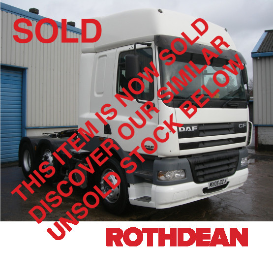 2005 DAF CF85-430 SKY CAB in 6x2 Tractor Units