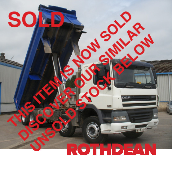 2005 DAF CF85-380 in Tippers Rigid Vehicles