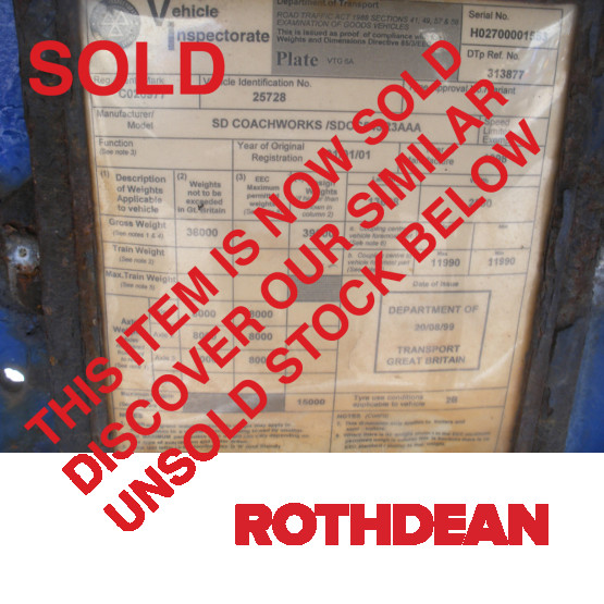 1998 SDC EUROLINER??? in Curtain Siders Trailers