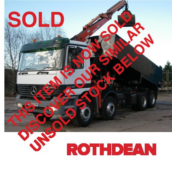 2003 MERCEDES 3235 ACTROS in Tippers Rigid Vehicles