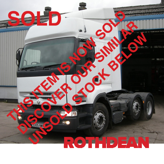2005 RENAULT PREMIUM PRIVELEDGE 420 DCI in 6x2 Tractor Units
