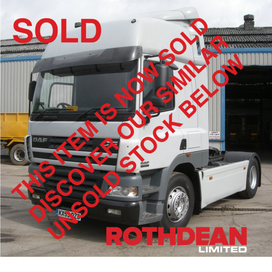 2004 DAF 85CF430 in 4x2 Tractor Units