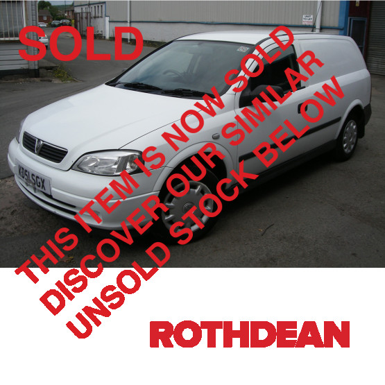 2001 VAUXHALL ASTRA DIESEL 1.7DTI in Cars and Light Vans Rigid