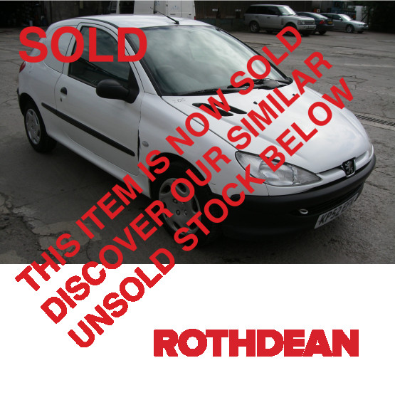 2002 PEUGEOT 206 in Cars and Light Vans Rigid