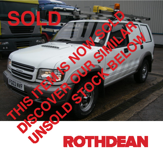 2003 ISUZU TROOPER 3.0D 4X4 in Cars and Light Vans Rigid