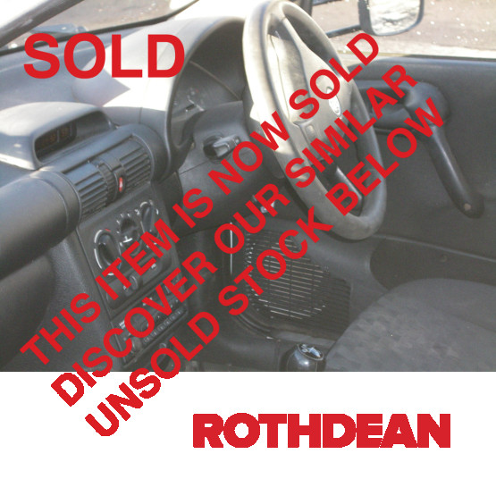 2001 VAUXHALL COMBO in Cars and Light Vans Rigid
