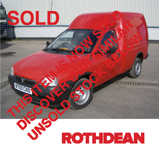 2000 VAUXHALL COMBO D in Cars and Light Vans Rigid