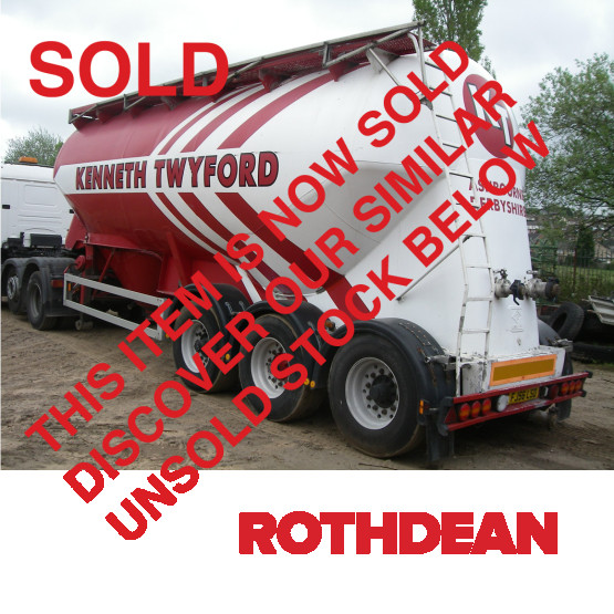 1993 FELDBINDER DOUBLE HOPPER in Powder Tankers Trailers