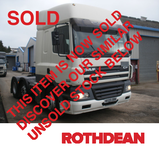 2005 DAF CF85-430 SKY CAB in 6x2 Tractor Units