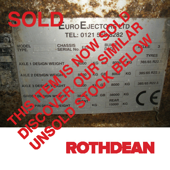 2004 EUROEJECTOR EJECTOR in Ejector & Moving Floor Trailers