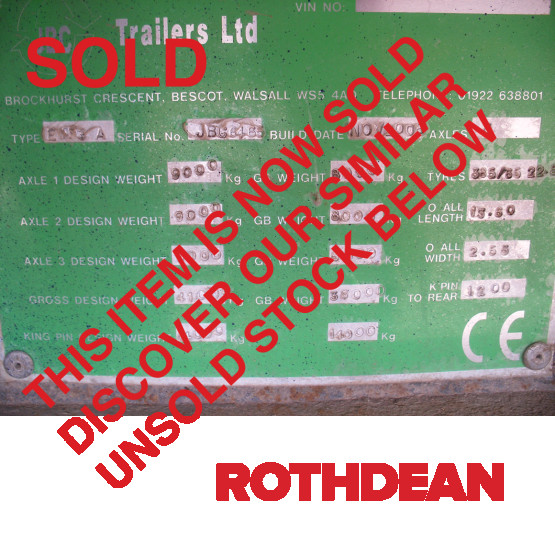 2008 JBC EJECTOR in Ejector & Moving Floor Trailers