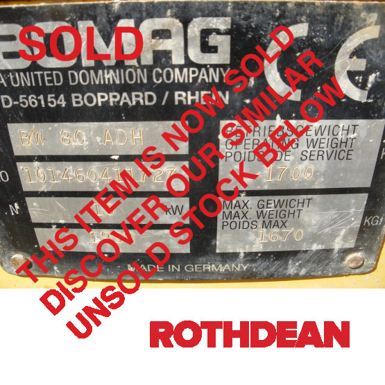 1998 BOMAG BW 80 ADH in Other