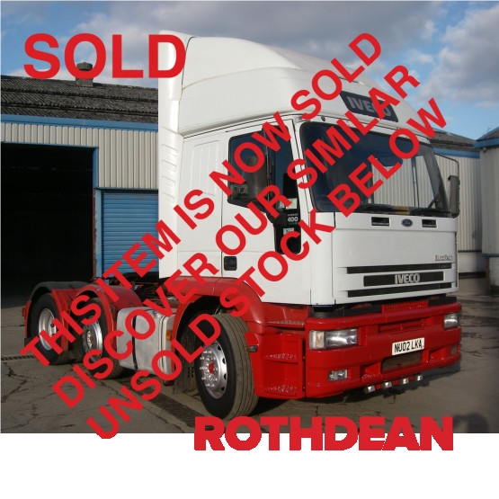 2002 IVECO EUROTECH 400 CURSOR in 6x2 Tractor Units