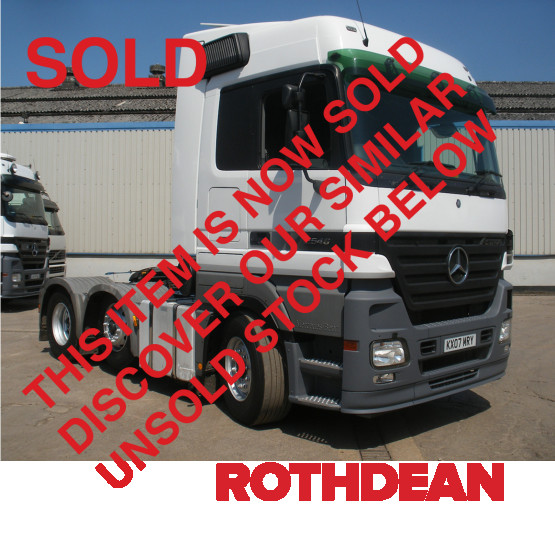 2007 MERCEDES ACTROS 2546 MEGA SPACE in 6x2 Tractor Units