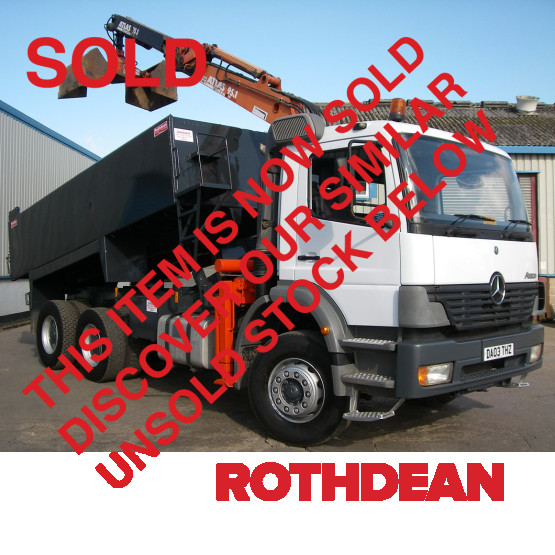 2003 MERCEDES 2628B in Tippers Rigid Vehicles